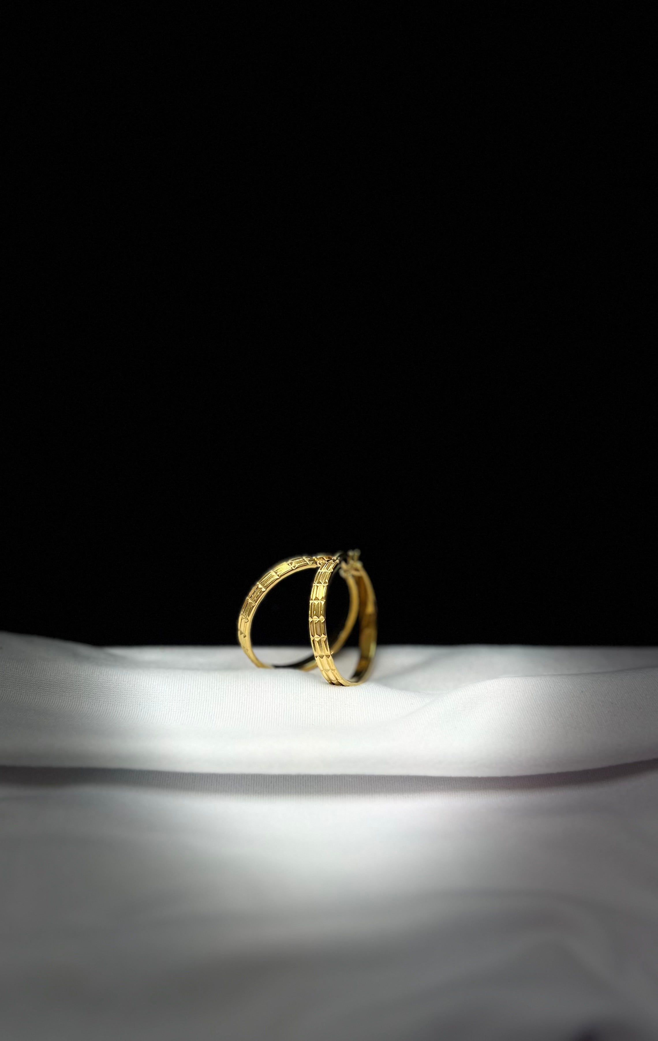 0157 Earrings Gold S