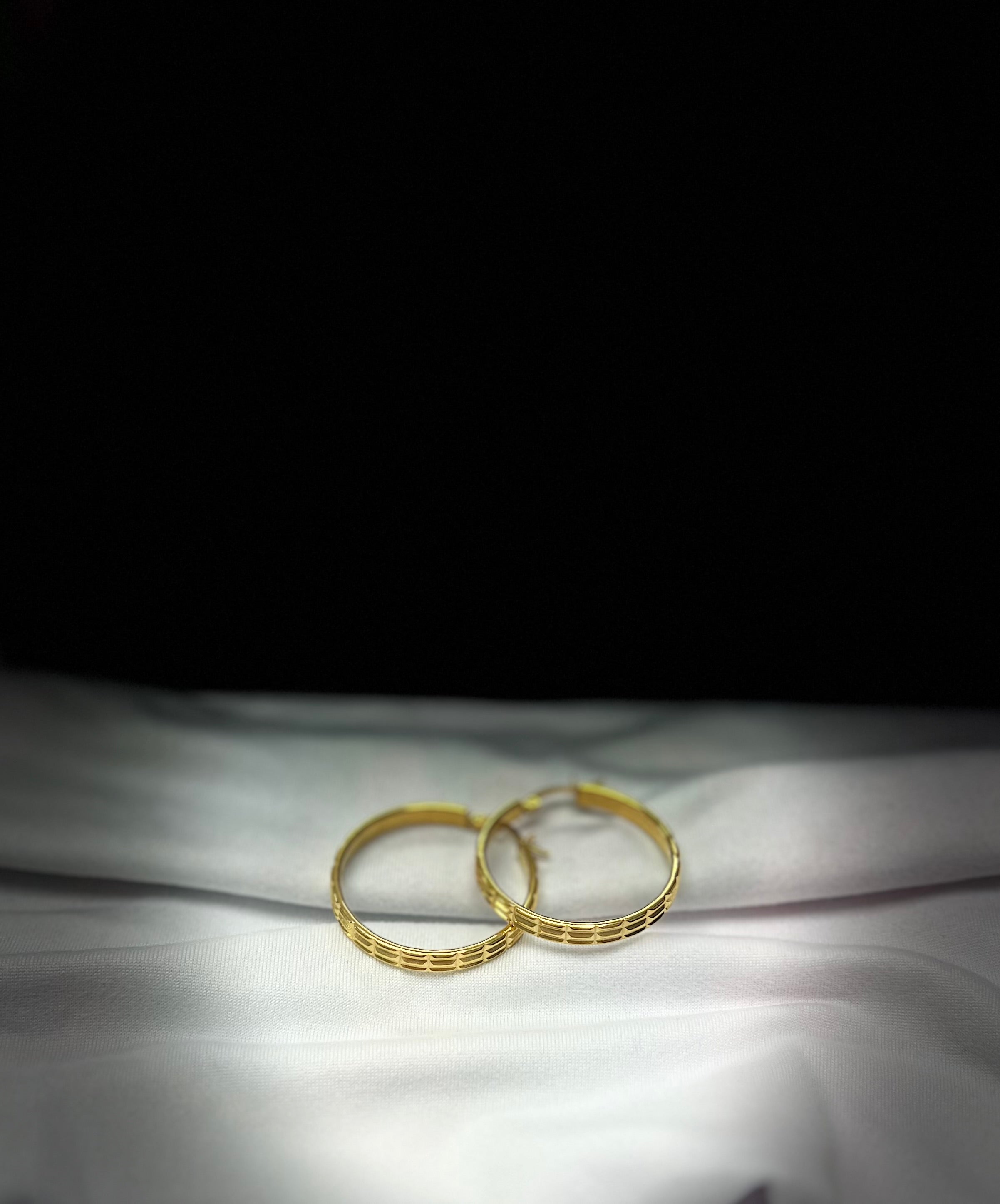 0157 Earrings Gold S