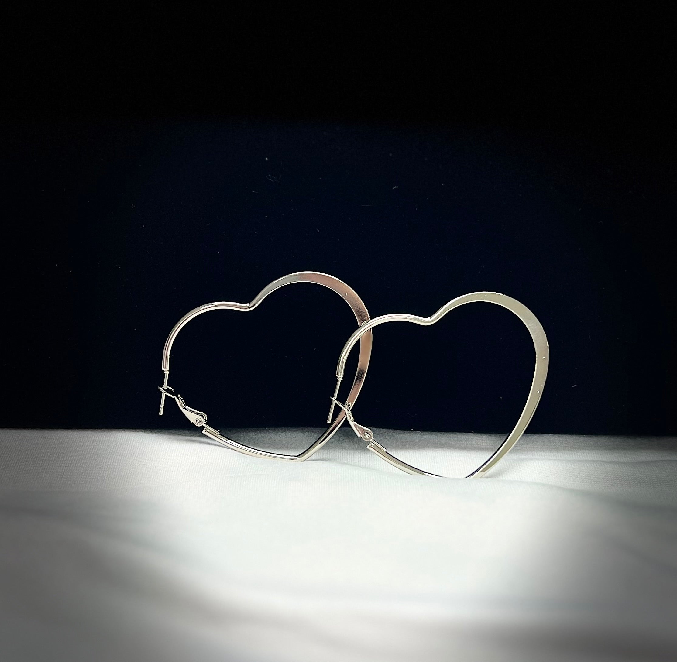 9248 Earrings silver heart